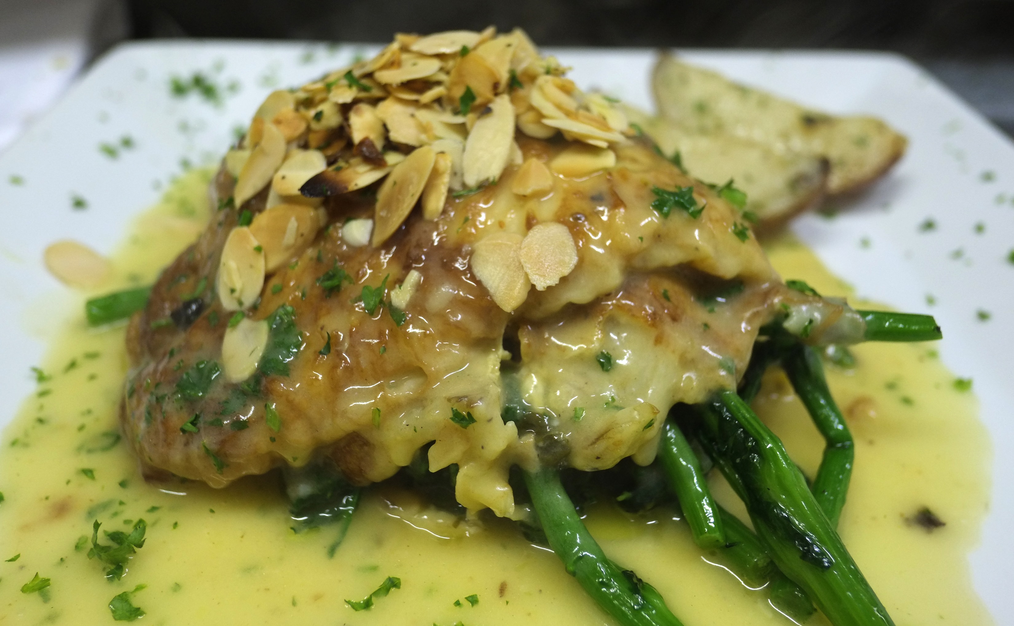 Veal Milanese with tomato and mozzarella